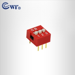 3位平拨开关 DIP开关 2.54mm间距 环保