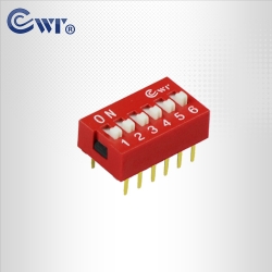 6位平拨开关 DIP开关 厂家直销 性价比高