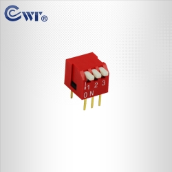 3位琴键型DIP开关 侧拔开关 指拨开关 环保